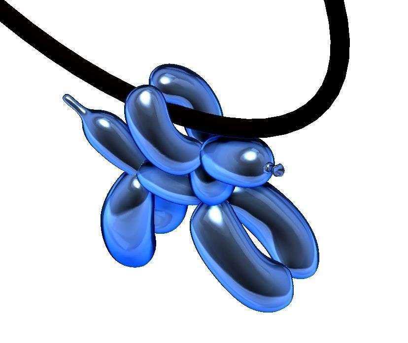 Jeff Koons Baloon Dog  3D print model_5