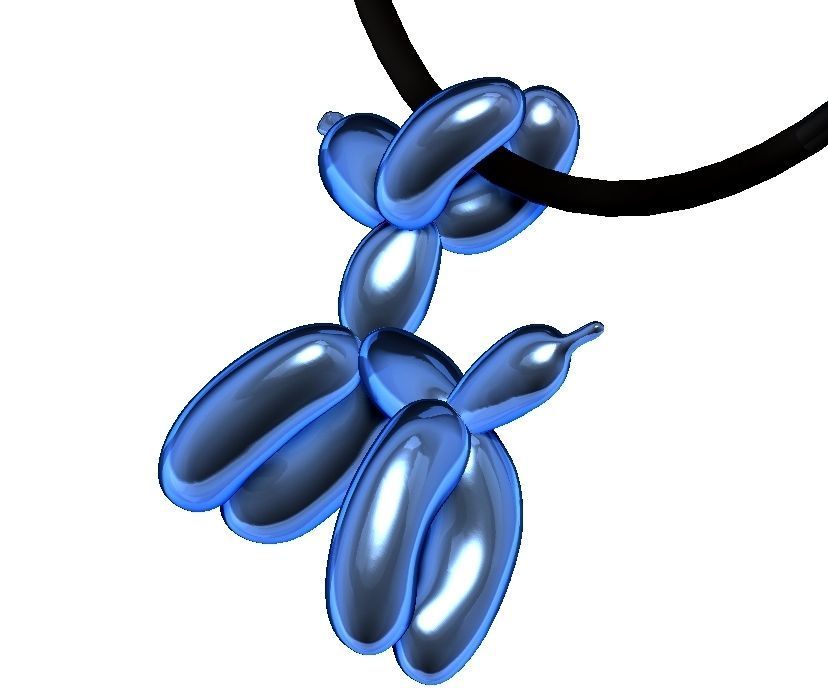 Jeff Koons Baloon Dog  3D print model_6