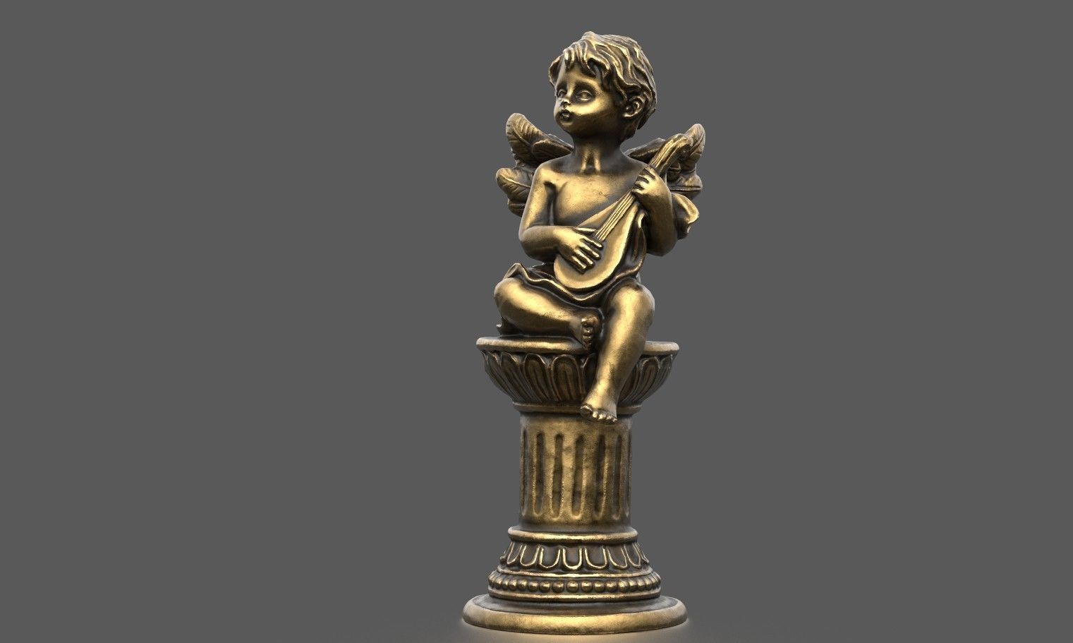 ANGEL WITH GUITAR 3D model_3