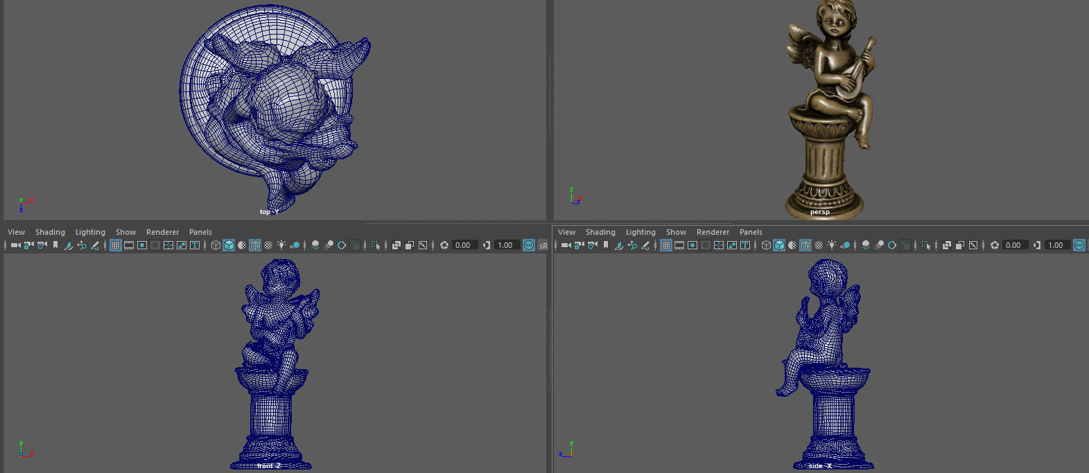 ANGEL WITH GUITAR 3D model_17