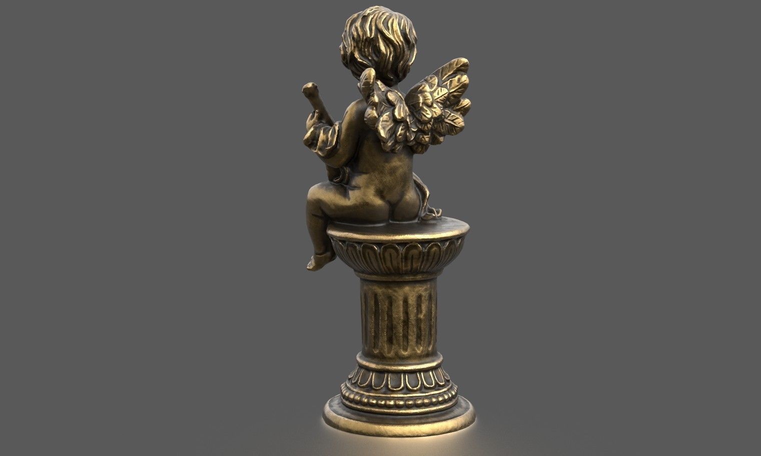 ANGEL WITH GUITAR 3D model_5