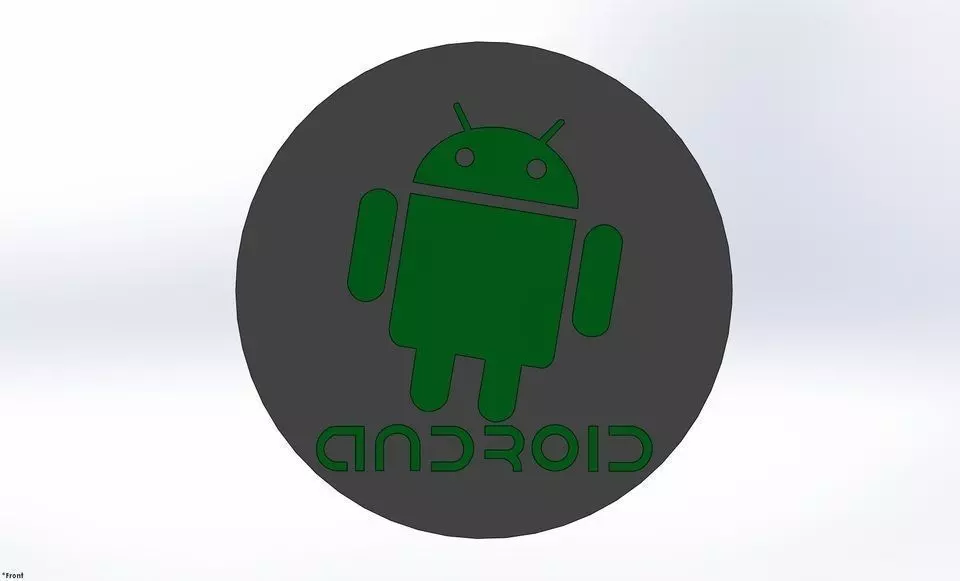 Android logo Free 3D model_0