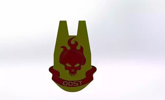 Halo ODST Emblem Free 3D model
