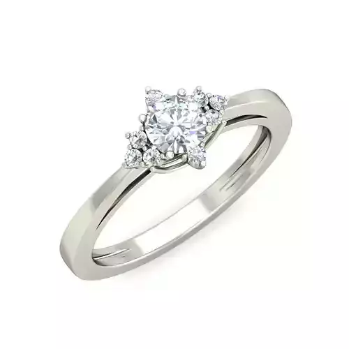 Solitaire Wedding Engagement Ring