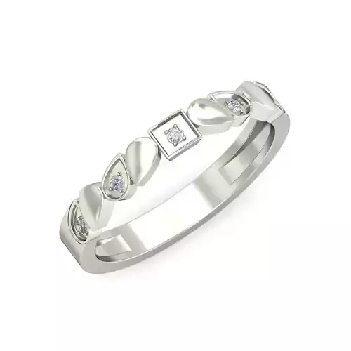 Solitaire Wedding Engagement Band Ring
