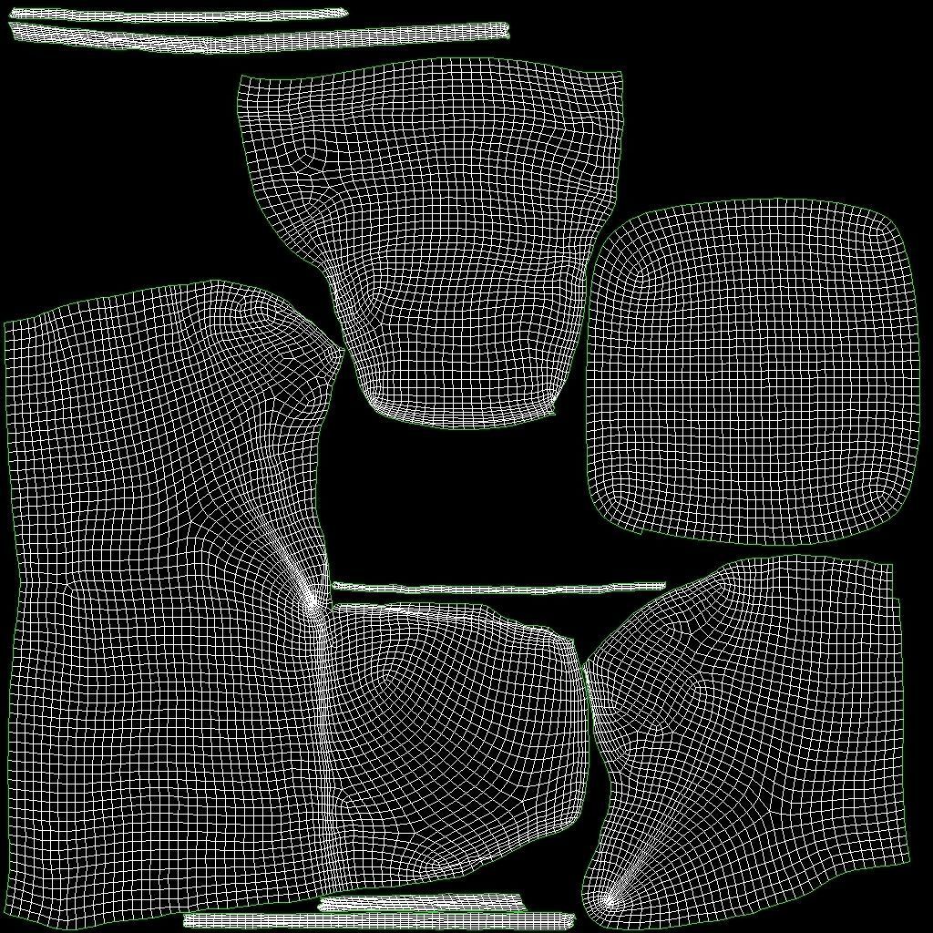 Leather Armchair v9 Low-poly 3D model_15