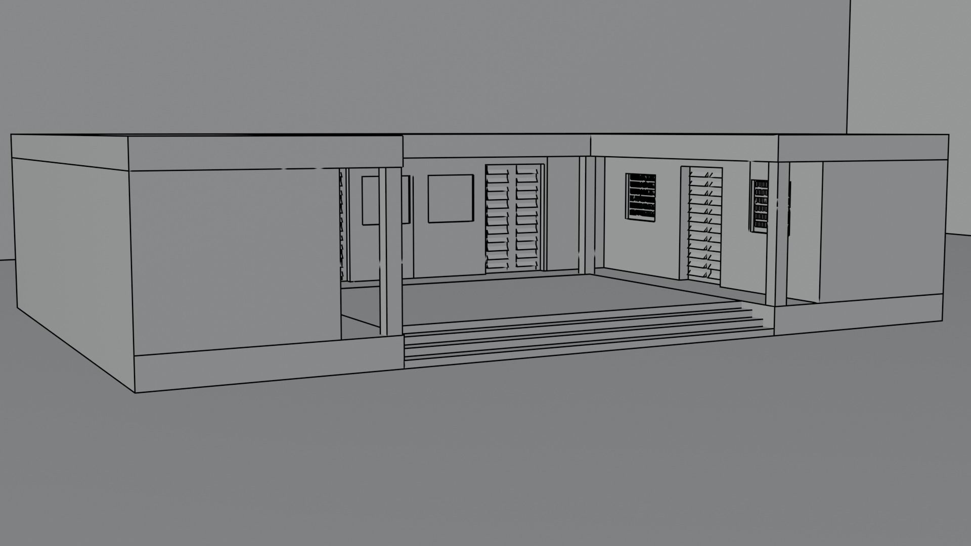 home for game Free 3D model_1