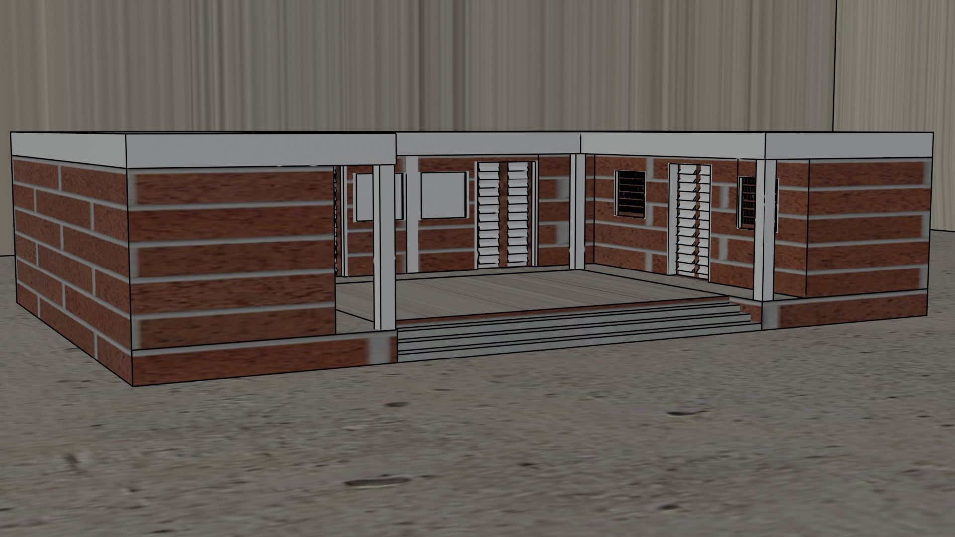 home for game Free 3D model_2