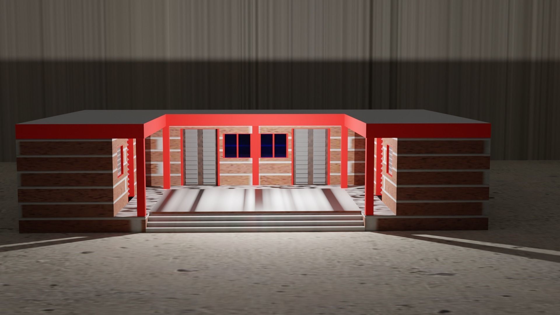 home for game Free 3D model_5