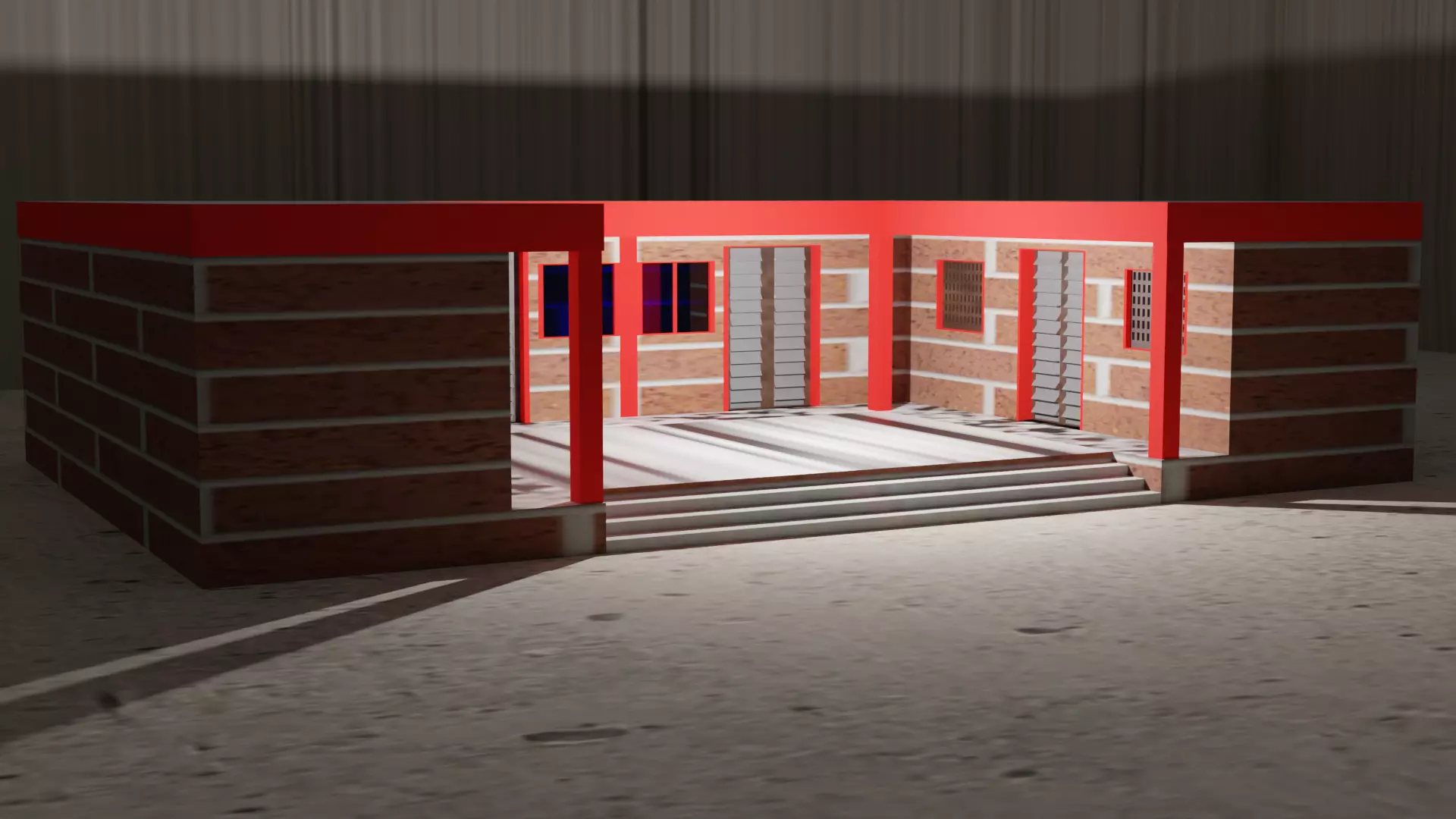 home for game Free 3D model_0