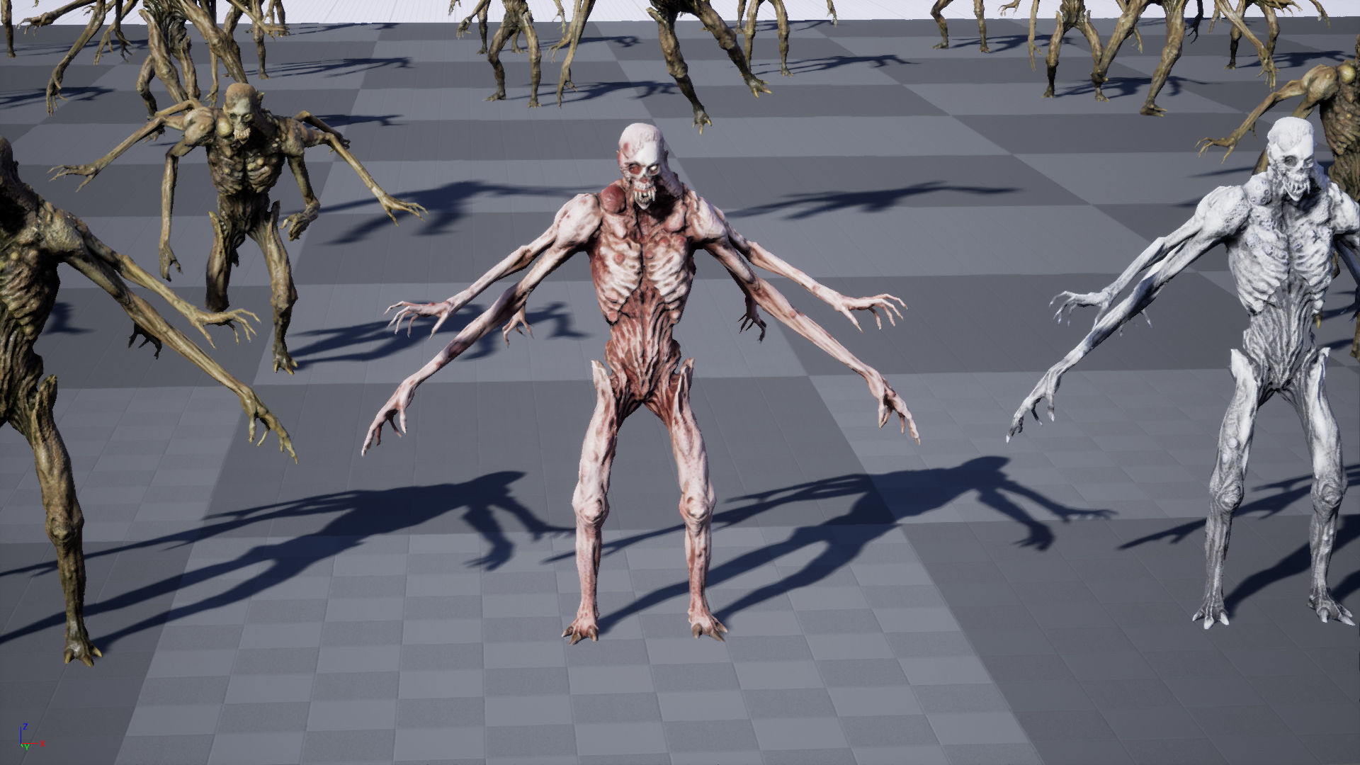 Necromutant4 humanoid creature Low-poly 3D model_29