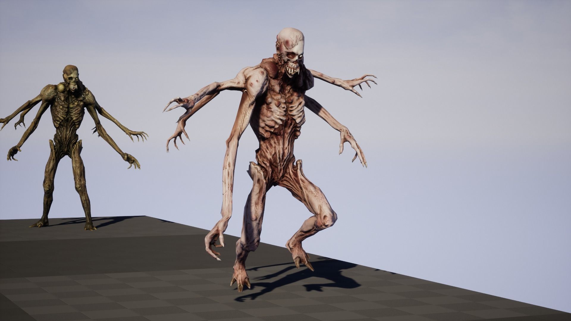Necromutant4 humanoid creature Low-poly 3D model_40