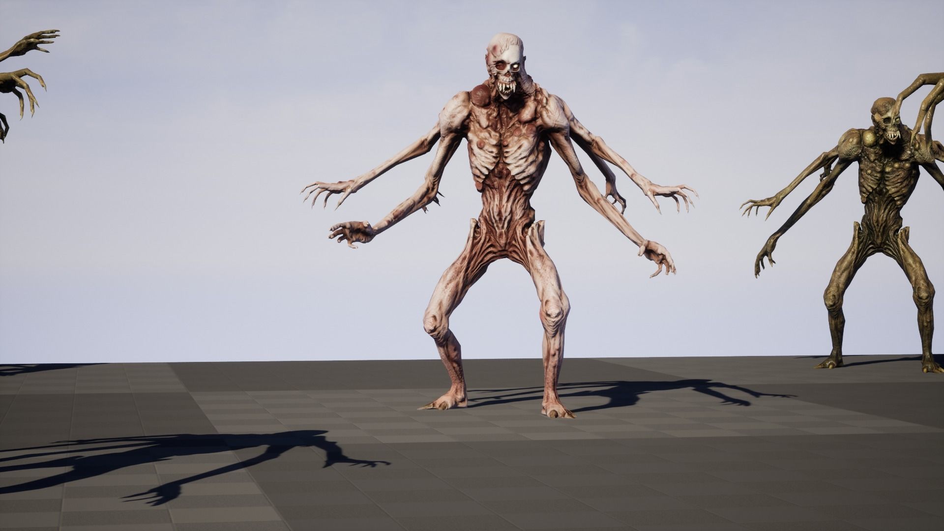 Necromutant4 humanoid creature Low-poly 3D model_42