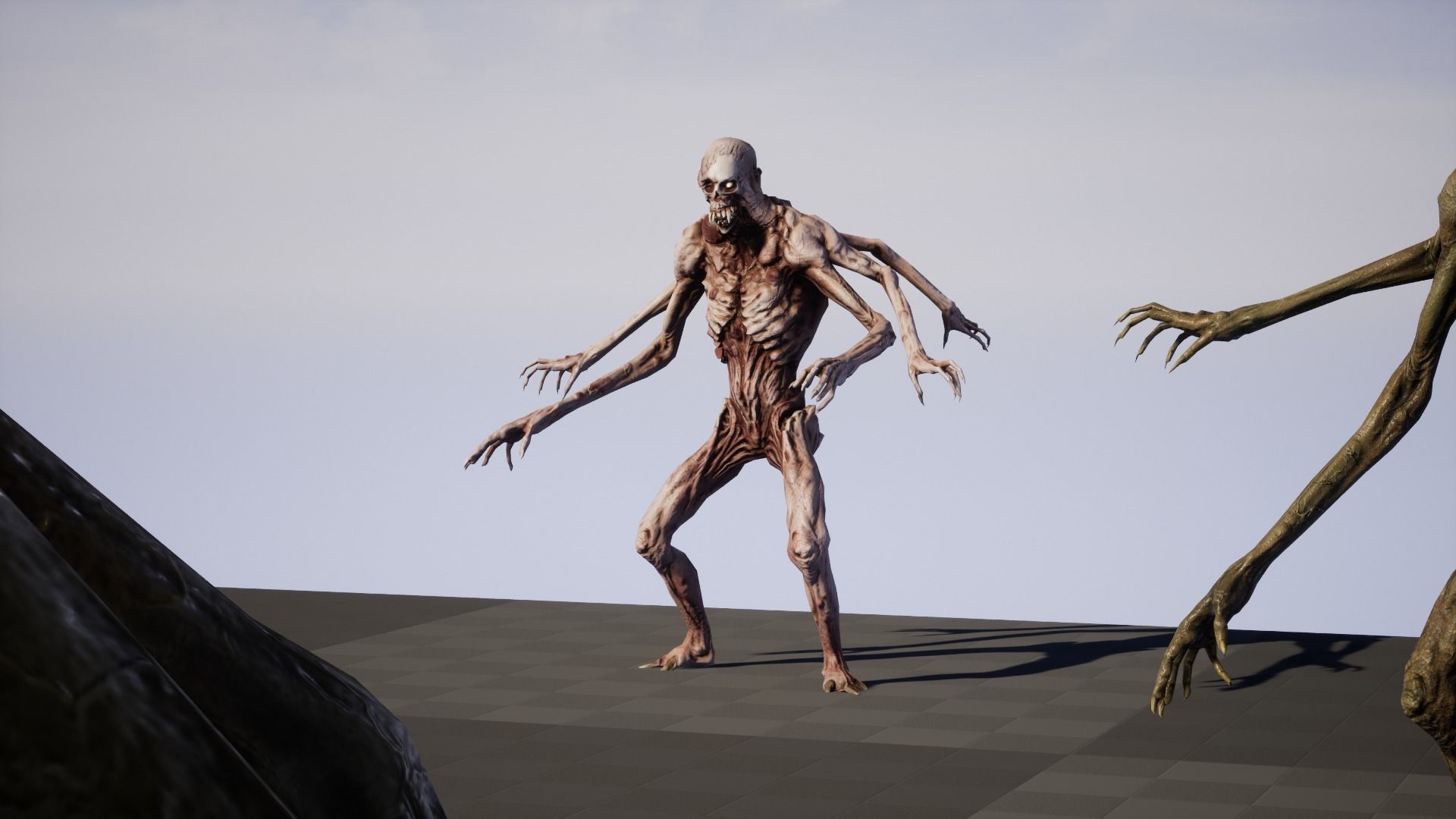Necromutant4 humanoid creature Low-poly 3D model_41