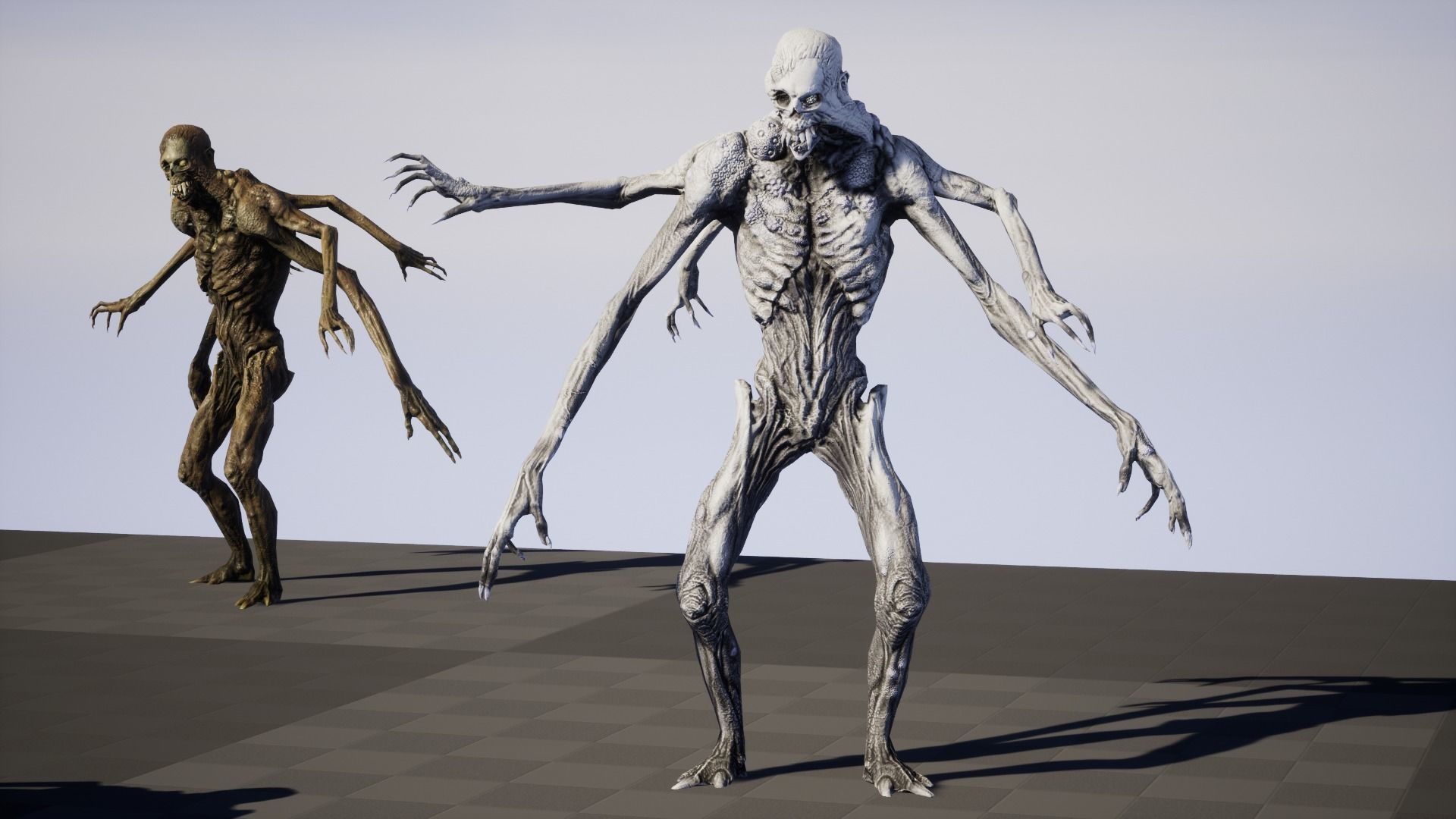Necromutant4 humanoid creature Low-poly 3D model_39
