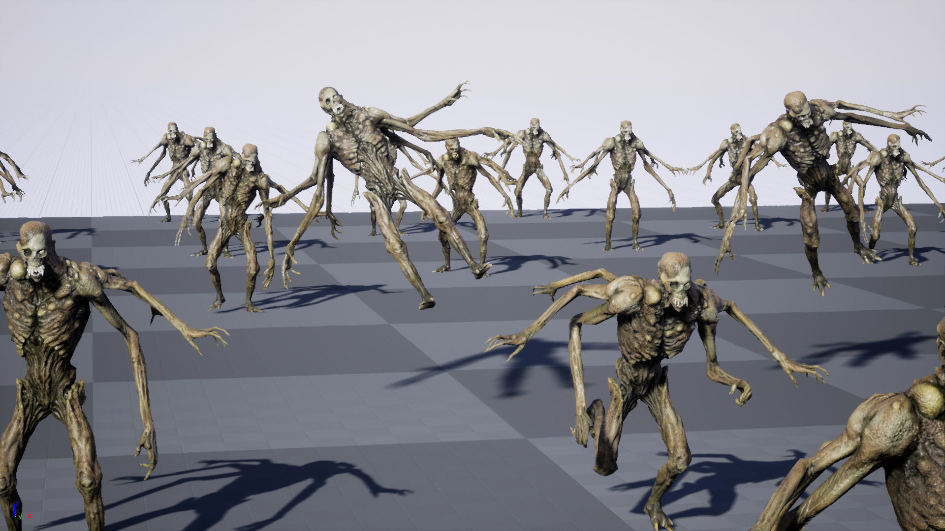 Necromutant4 humanoid creature Low-poly 3D model_27