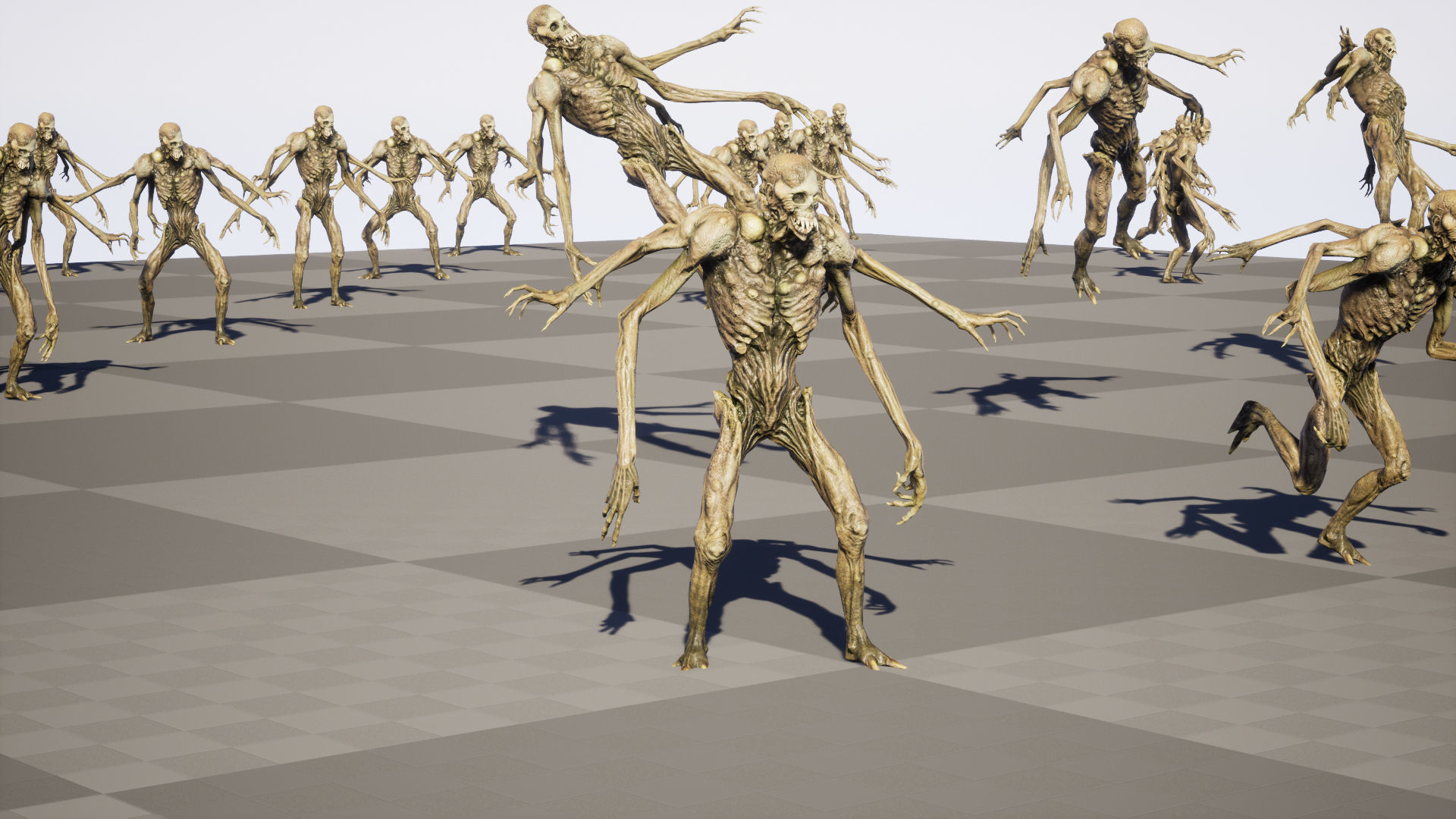 Necromutant4 humanoid creature Low-poly 3D model_32