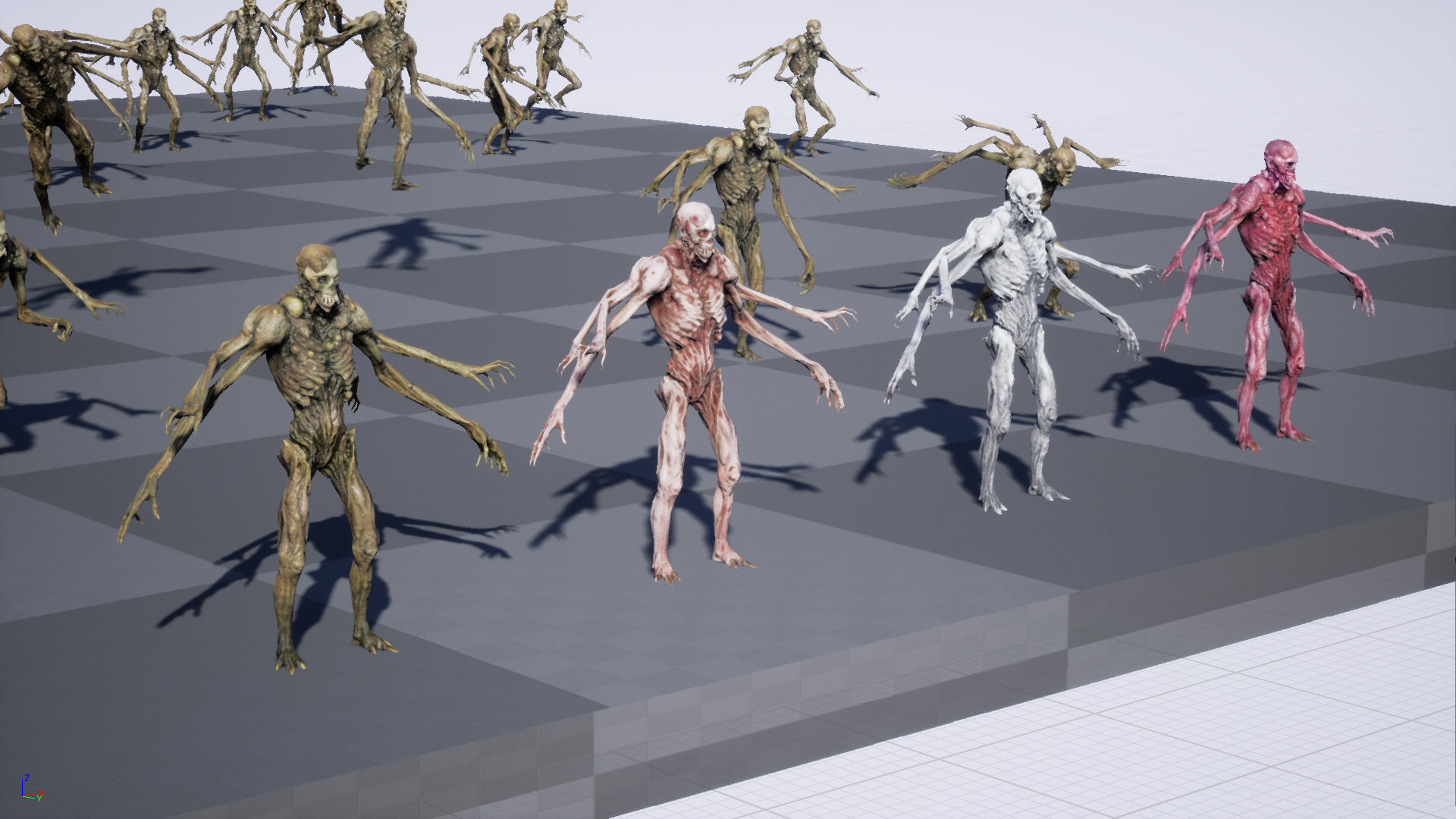 Necromutant4 humanoid creature Low-poly 3D model_26