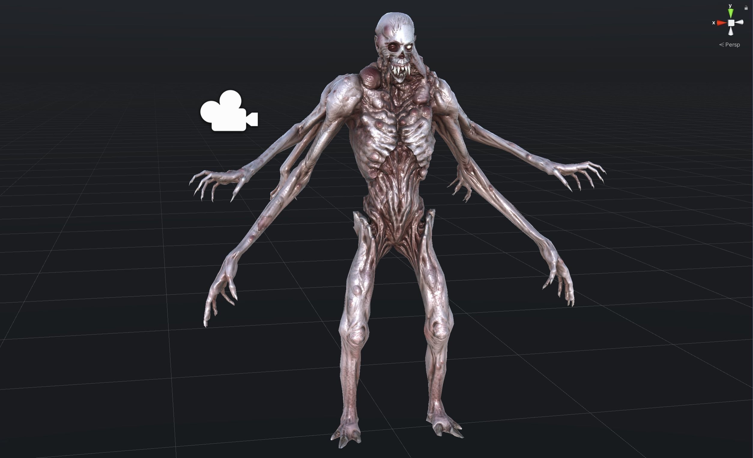Necromutant4 humanoid creature Low-poly 3D model_37