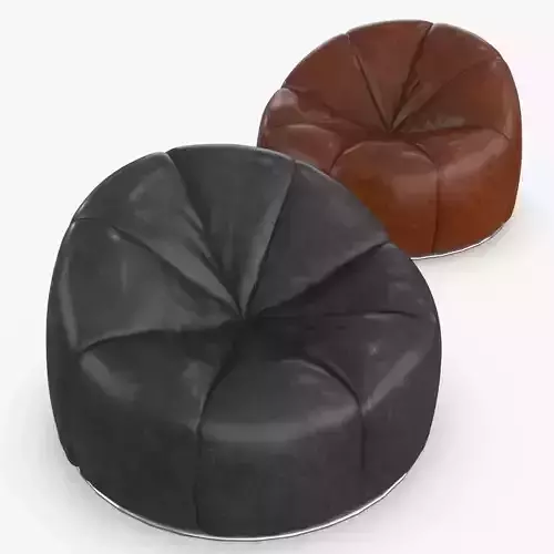Leather Armchair v10