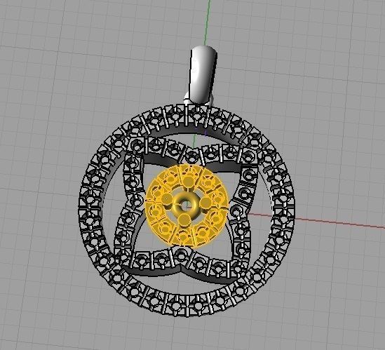 CG370 butterfly key 3D print model_13