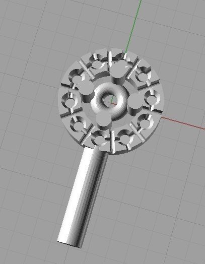 CG370 butterfly key 3D print model_11