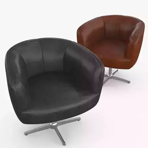 Leather Armchair v11