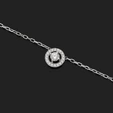 CG371 gold necklace with round diamond in center 3D print model_1