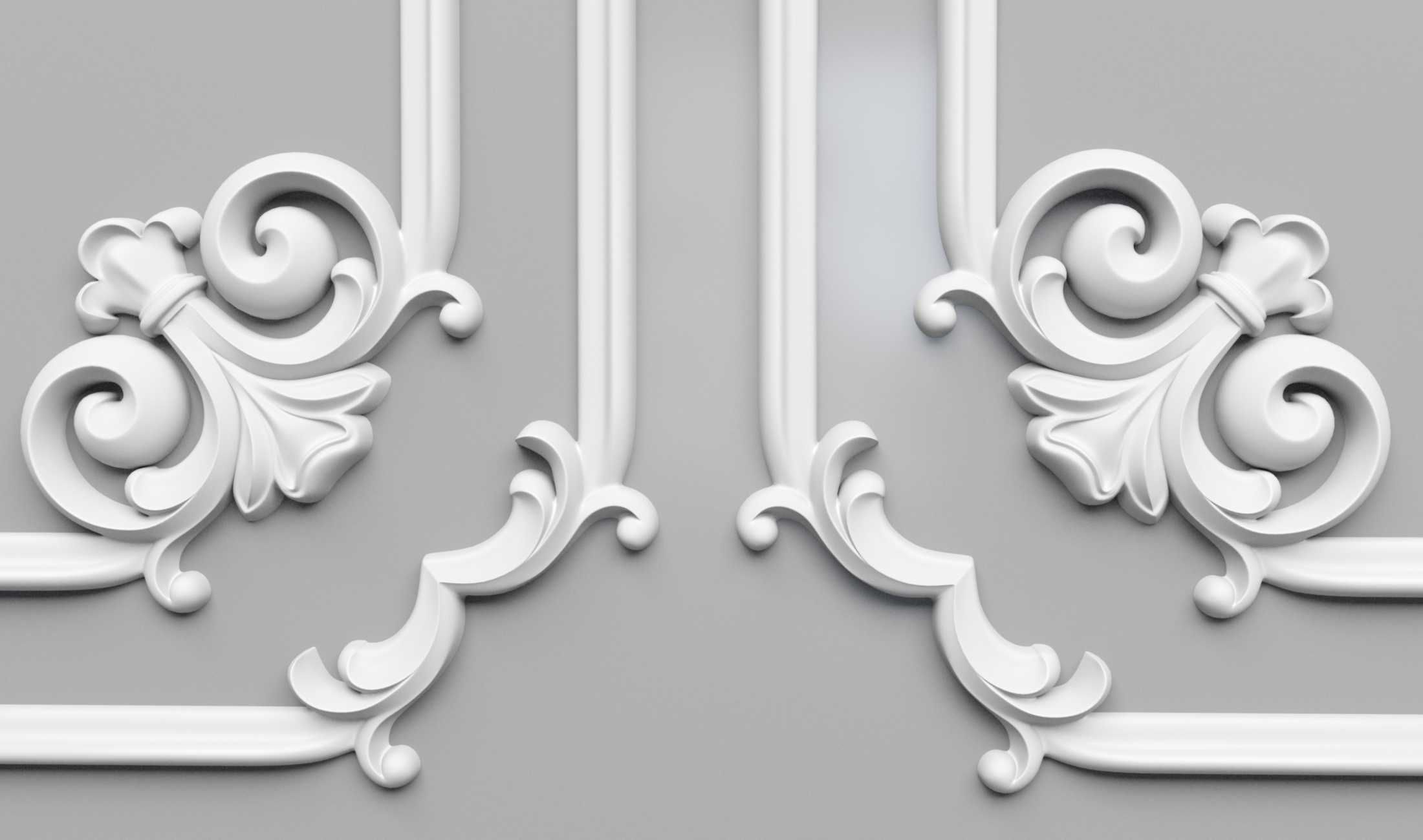 3decor decorative ornate moldings - decorative ornate moldings 3D print model_1