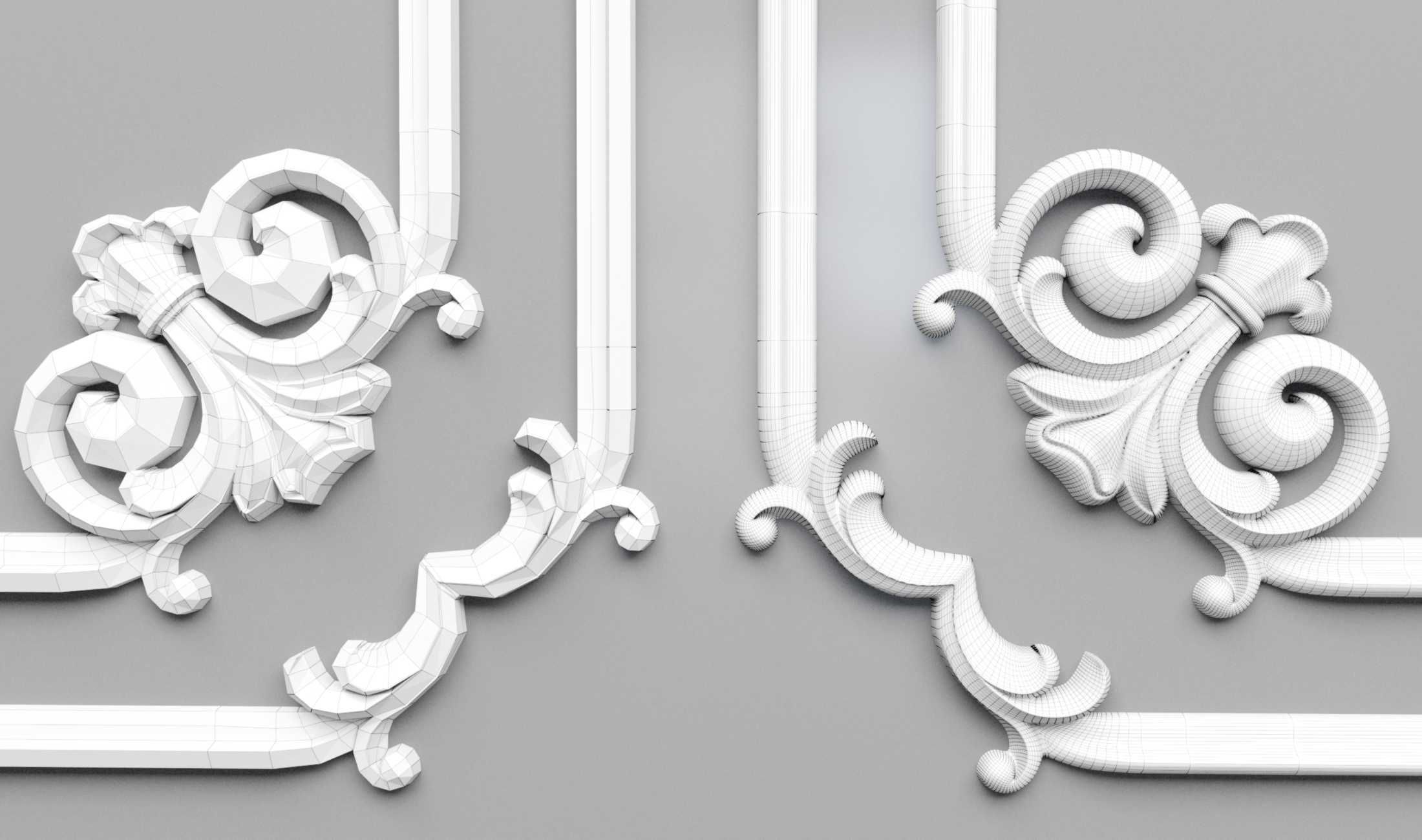 3decor decorative ornate moldings - decorative ornate moldings 3D print model_2