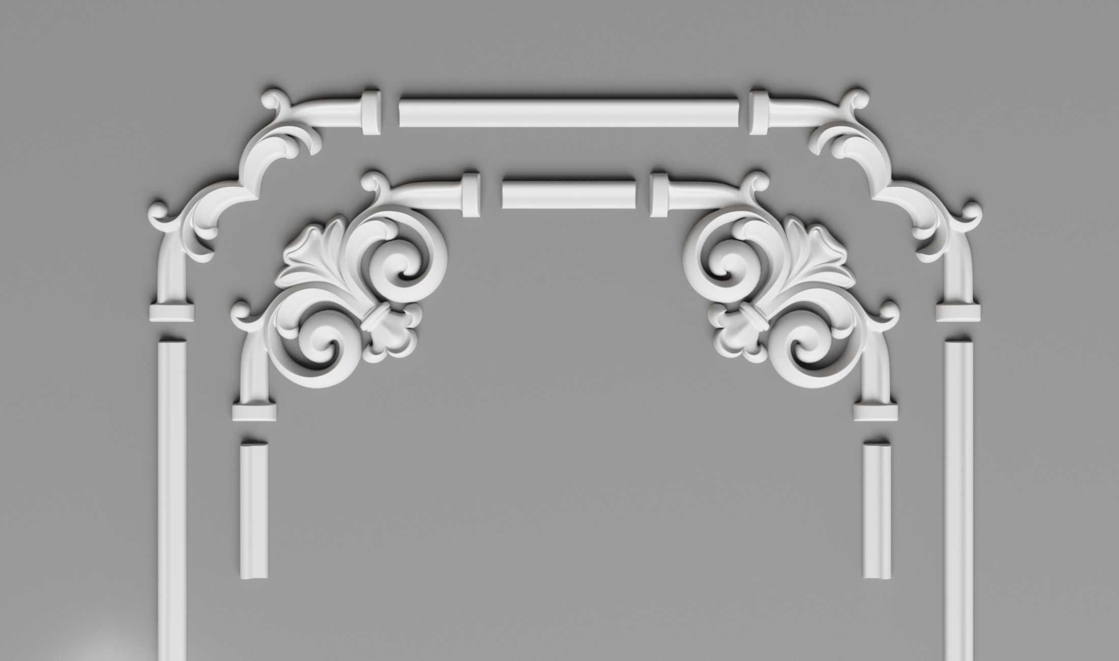 3decor decorative ornate moldings - decorative ornate moldings 3D print model_5