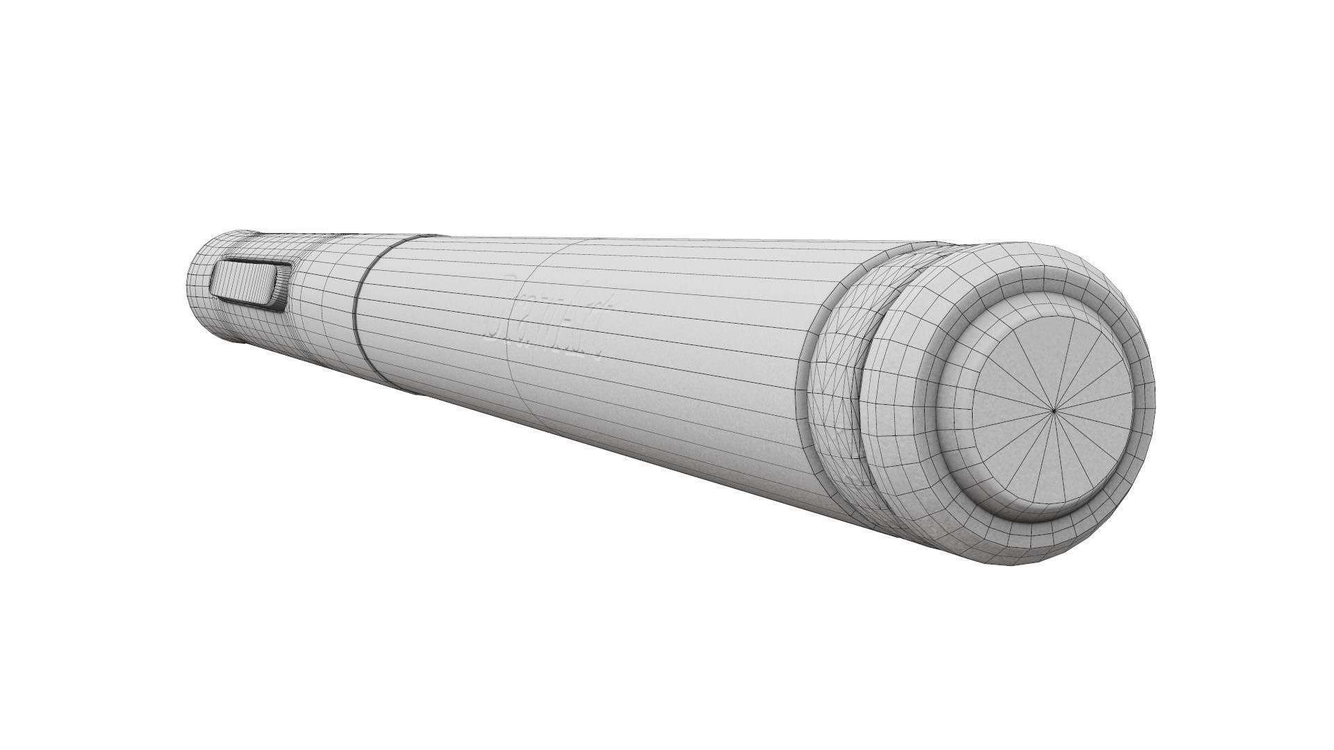 Tablet pen with buttons da1 Free low-poly 3D model_11