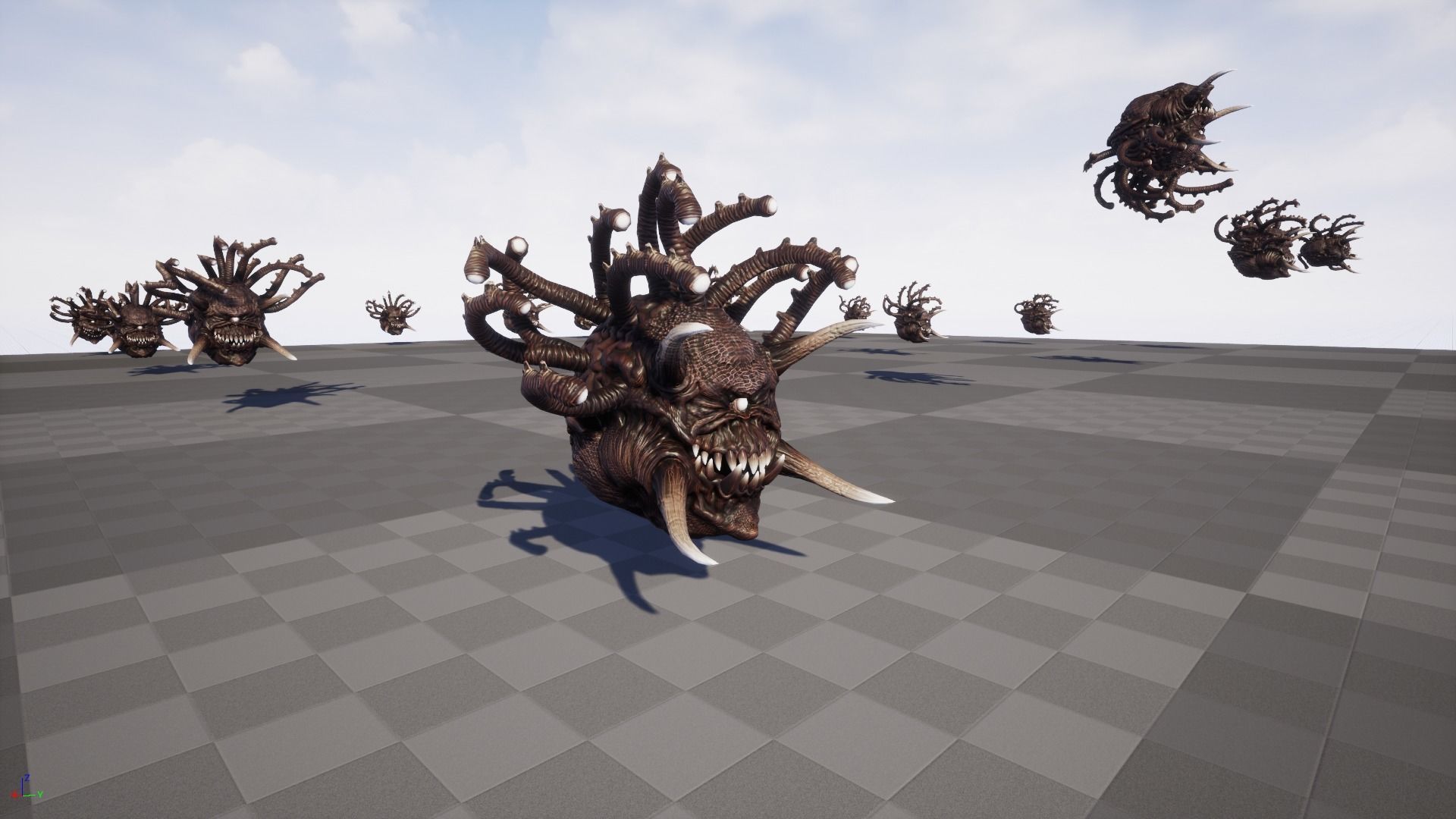 EvilEye demon head Low-poly 3D model_23