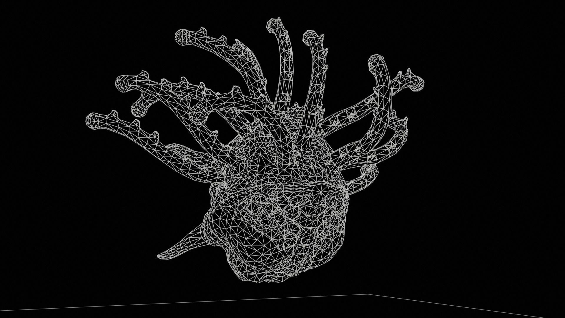 EvilEye demon head Low-poly 3D model_20