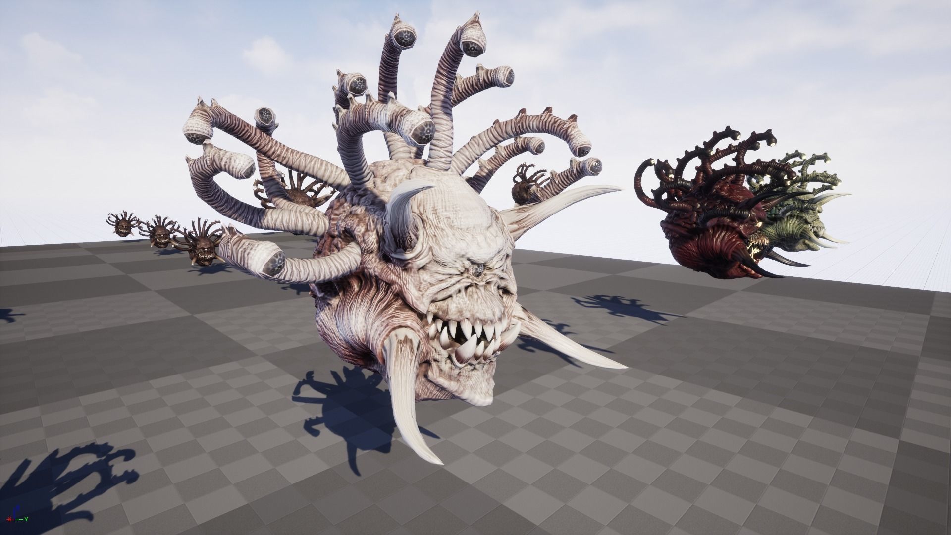 EvilEye demon head Low-poly 3D model_25