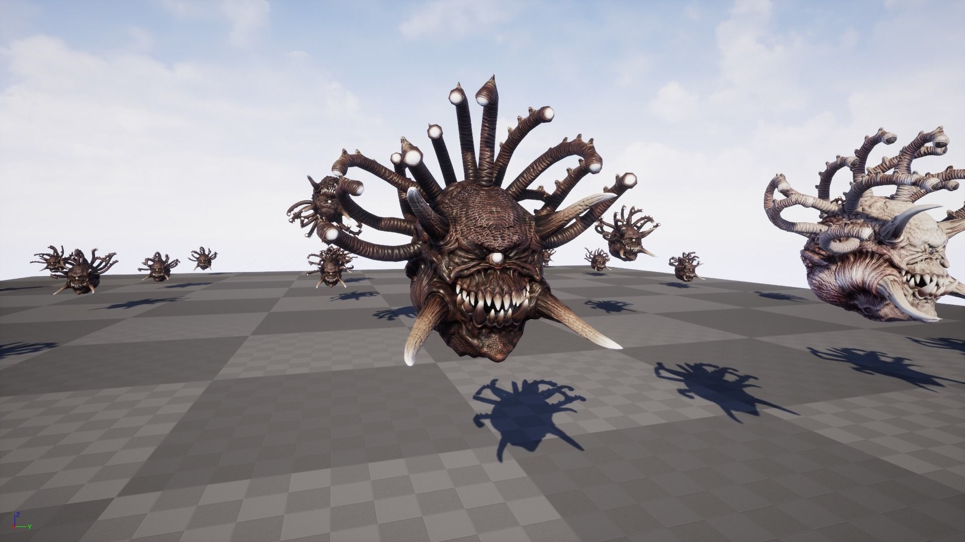 EvilEye demon head Low-poly 3D model_29