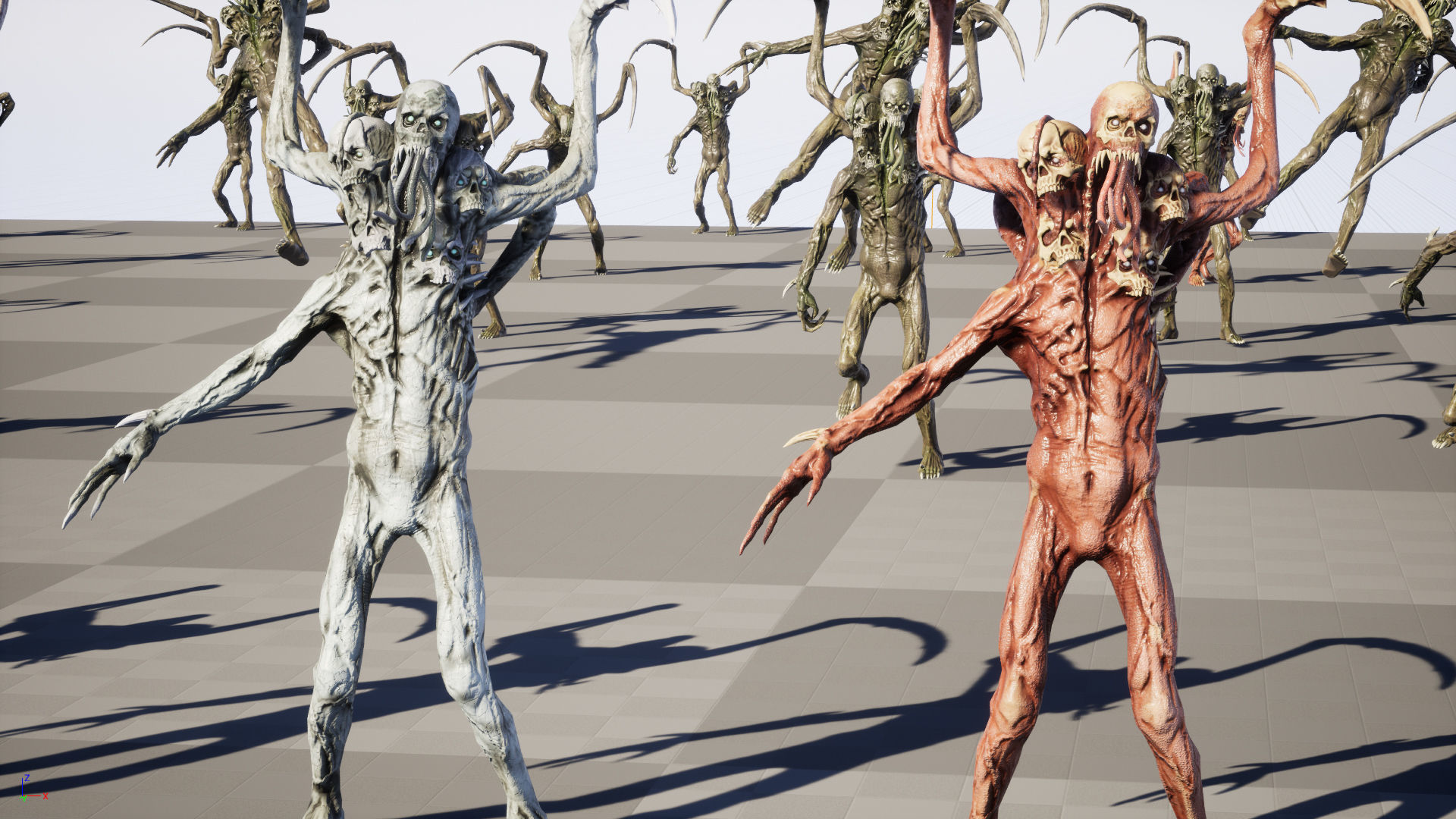 Necromutant7 humanoid creature Low-poly 3D model_28