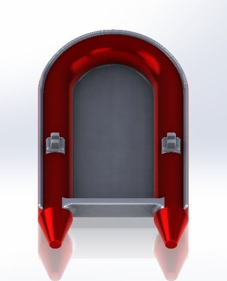 Inflatable Boat 3D model_4