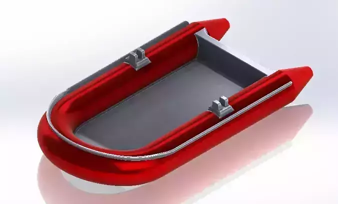 Inflatable Boat 3D model