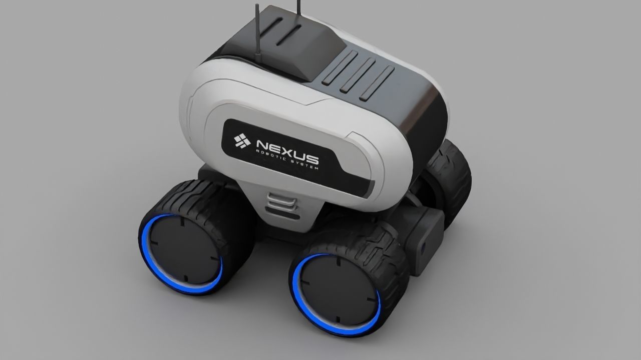 Luna Rover rigged 3D model_15