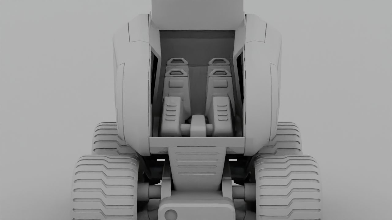 Luna Rover rigged 3D model_35