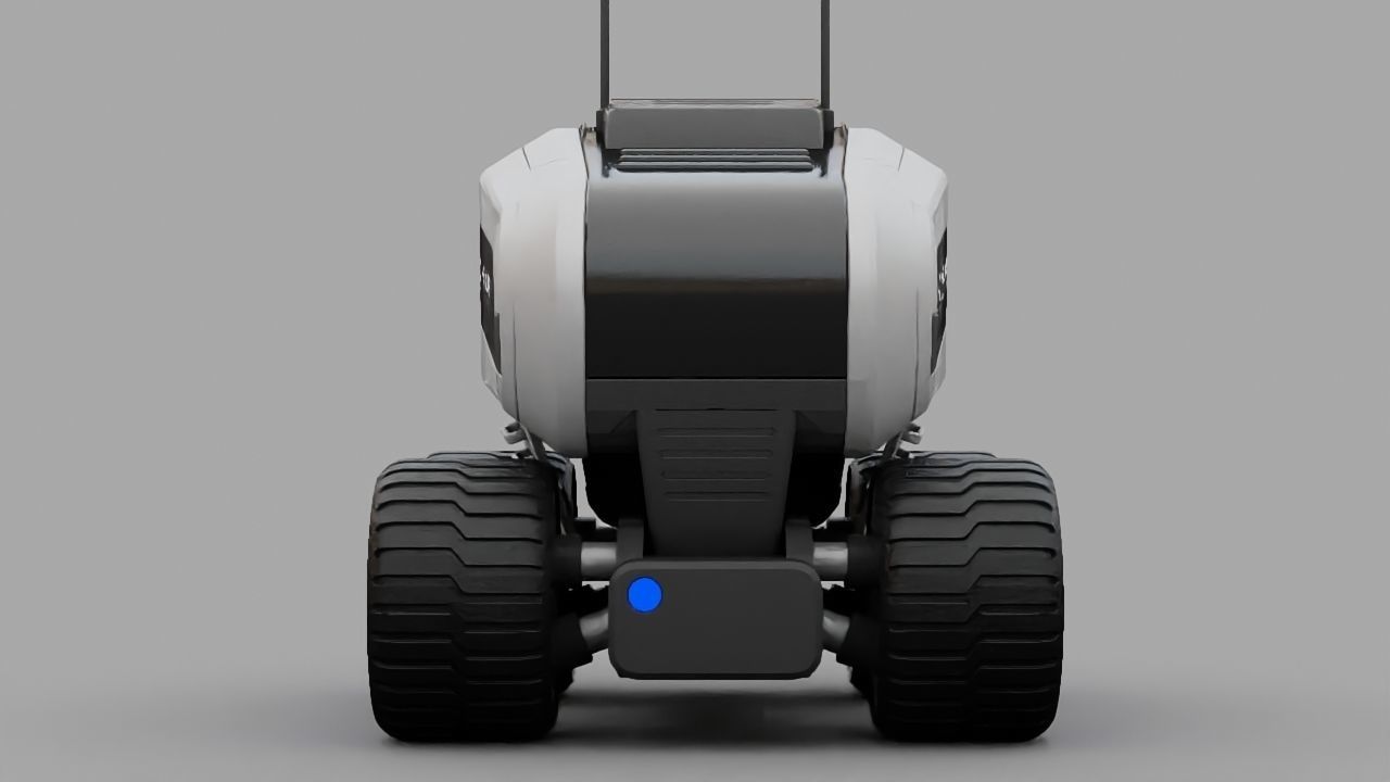 Luna Rover rigged 3D model_23