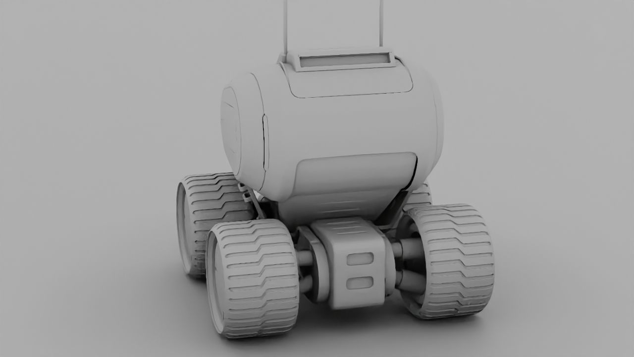 Luna Rover rigged 3D model_31