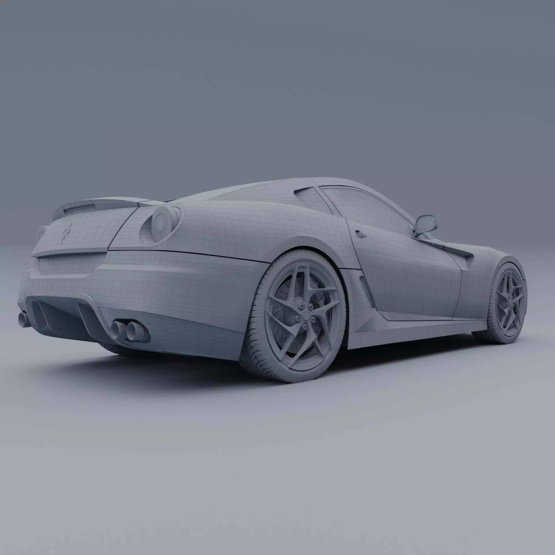 Ferrari 599 GTB Fiorano 3D model_0
