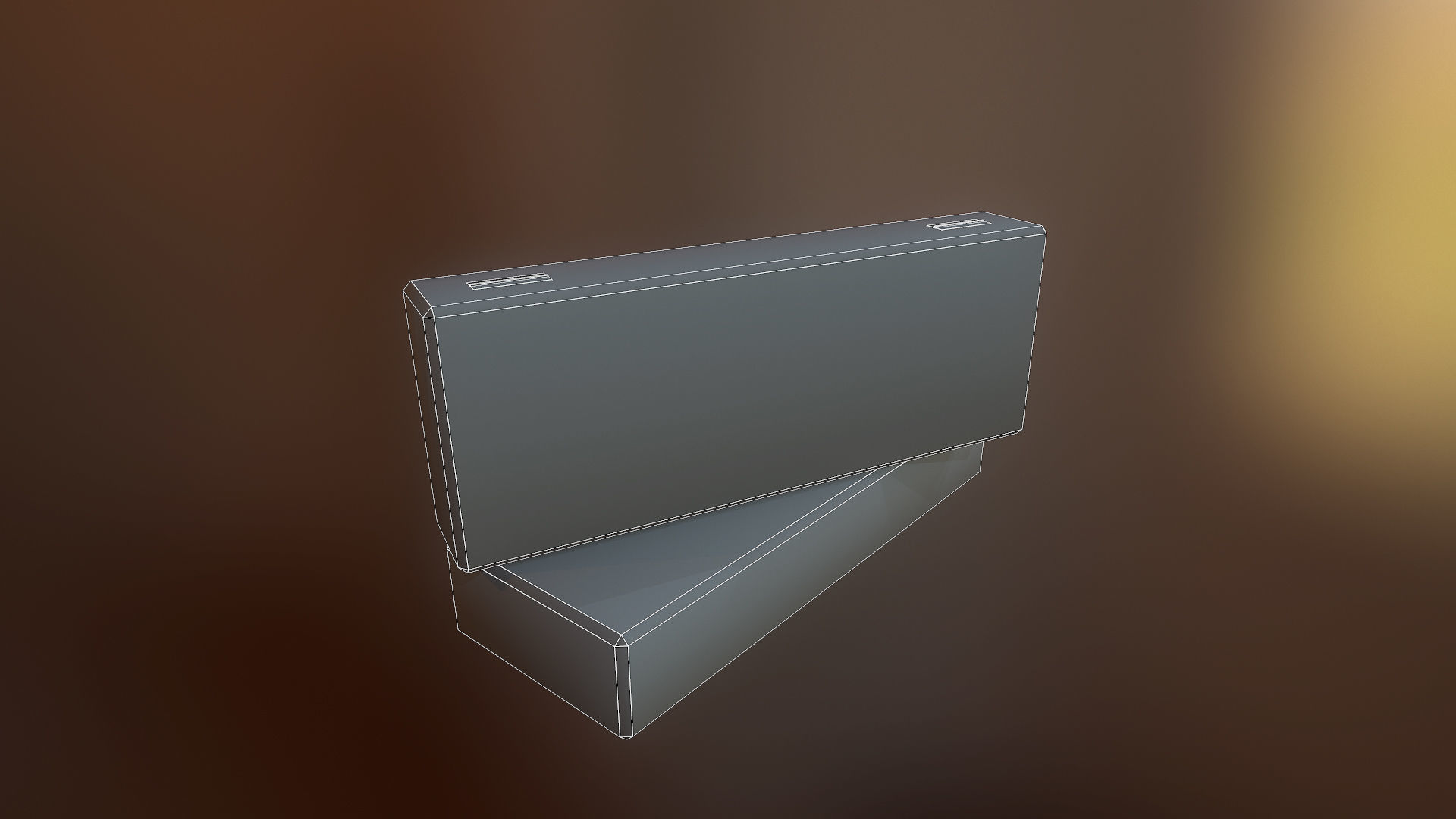 Millitary wooden weapon cleaning and repair kit da1 Low-poly 3D model_7