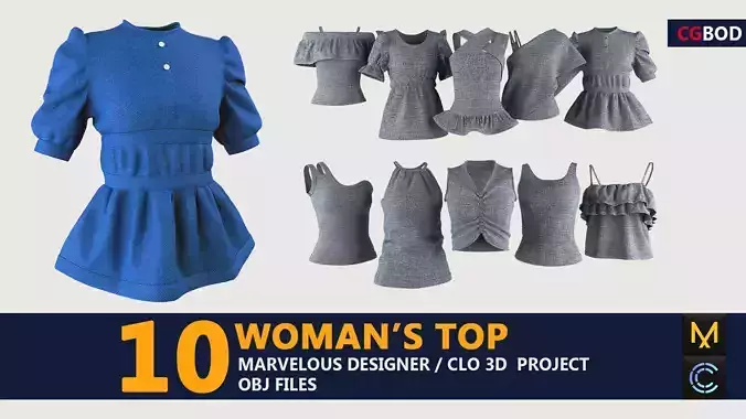 10 Type of Blouse and Top