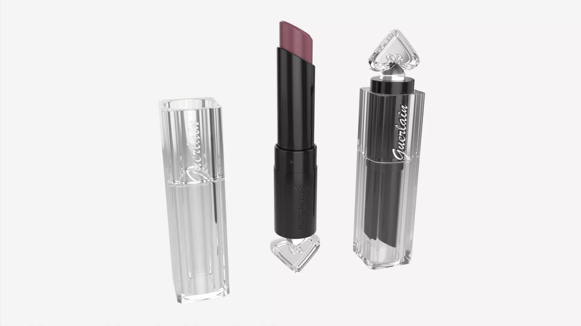 Guerlain La Petite Robe Noire Lipstick 3D model_0