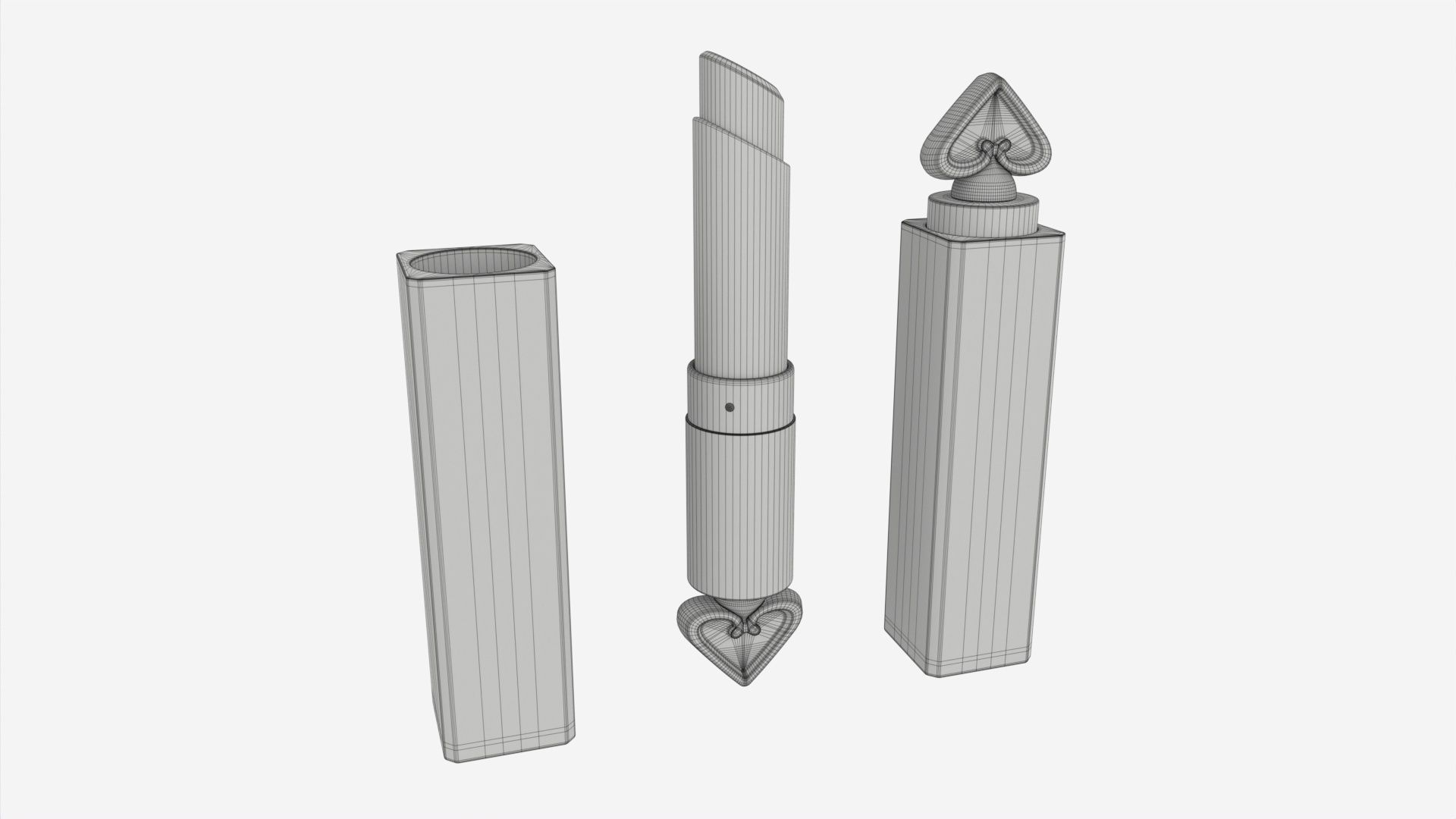 Guerlain La Petite Robe Noire Lipstick 3D model_5