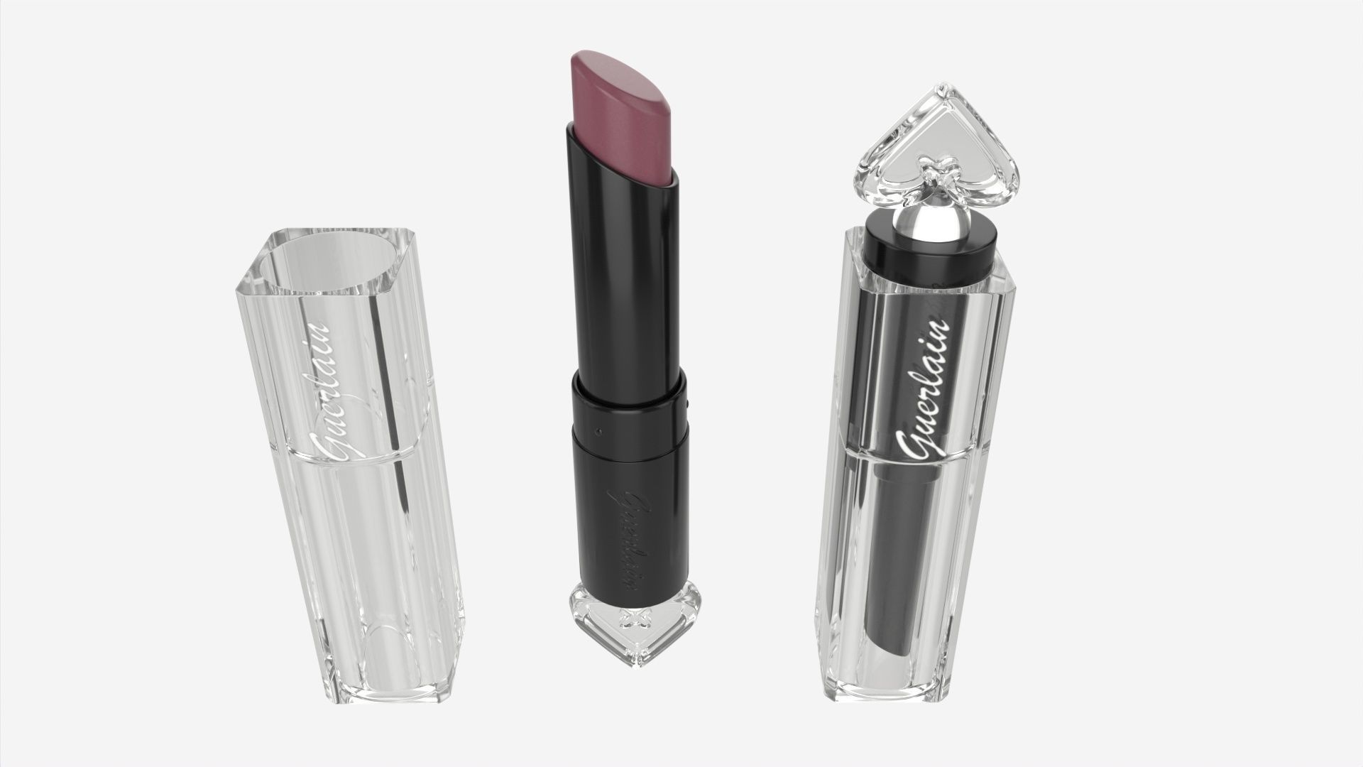 Guerlain La Petite Robe Noire Lipstick 3D model_1