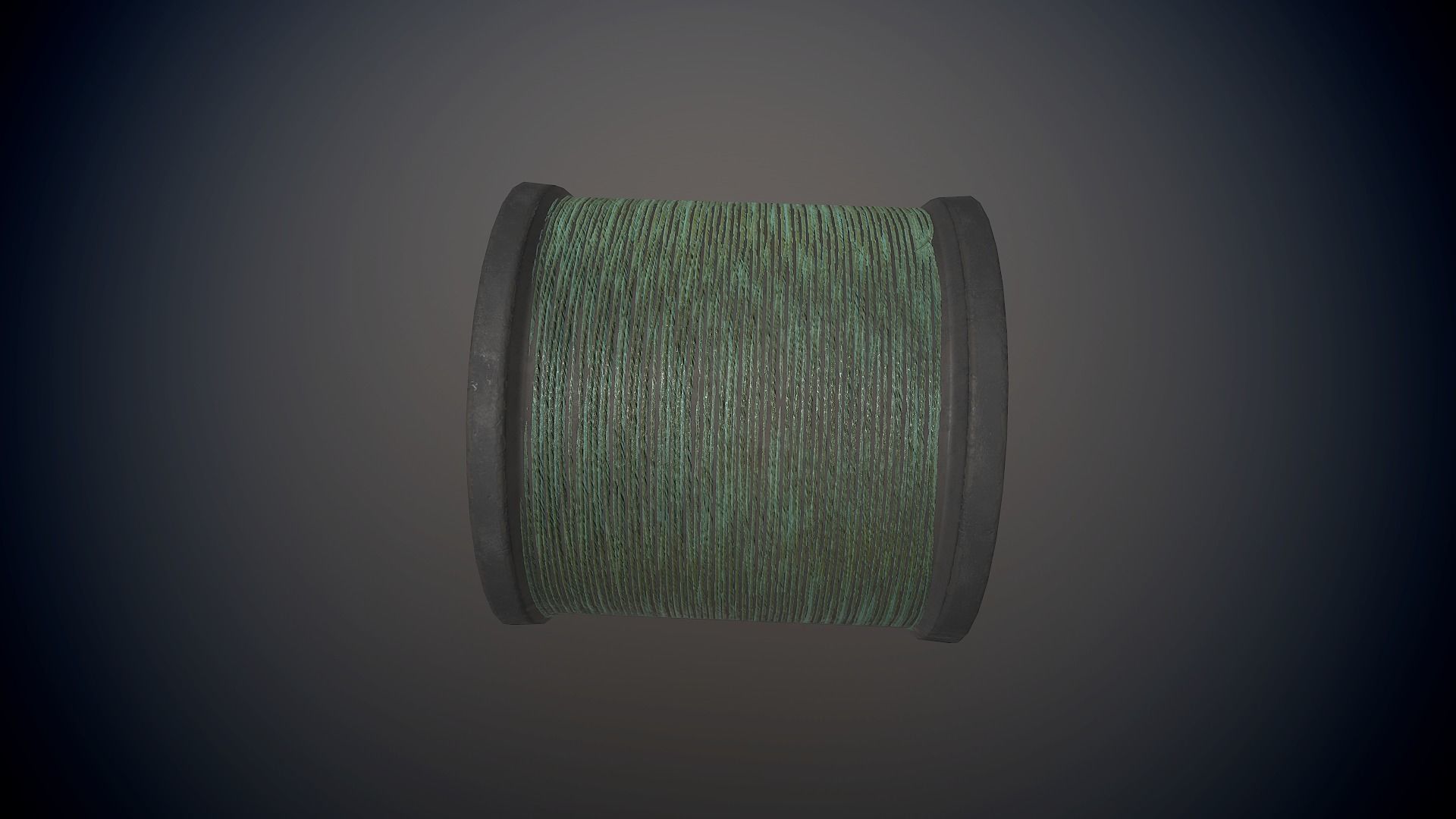 Old fishing line da1 Free low-poly 3D model_7
